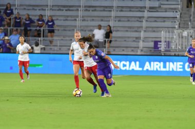 Orland Pride, 25 Ağustos 2018 'de Orlando Florida' daki Exploria Stadyumu 'nda Chicago Red Stars' a ev sahipliği yapıyor..  