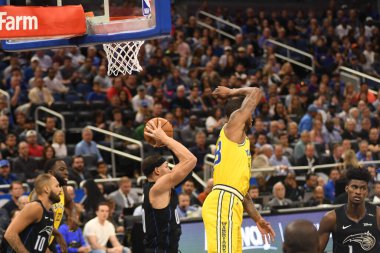 Orlando Magic, 28 Şubat 2019 Perşembe günü Orlando Florida 'daki Amway Center' da Golden State Warriors 'a ev sahipliği yaptı.. 