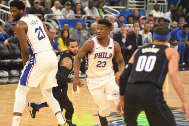 Orlando Magic, Philadelphia 76ers 'ı 25 Mart 2019' da Orlando Florida 'daki Amway Arena' da ağırlıyor.. 