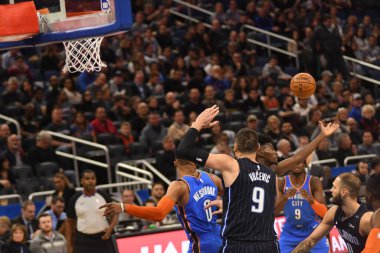 Orlando Magic 29 Ocak 2019 'da Orlando Florida' daki Amway Center 'da OklahomaCity Thunder' a ev sahipliği yaptı. 