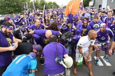 Orlando City 26 Temmuz 2018 'de Florida Exploria Stadyumu' nda NYC FC 'ye ev sahipliği yaptı. Fotoğraf: Marty Jean-Louis