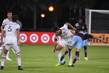 Real Salt Lake, 12 Temmuz 2020 'de Orlando Florida' da düzenlenen MLS Sırt Turnuvası sırasında Colorado Rapids ile karşı karşıya.