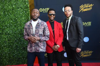 24 Mart 2018 Cumartesi günü Las Vegas 'taki Orleans Resort' ta düzenlenen 33. Yıldız Ödülleri Kırmızı Halı sırasında ünlüler.