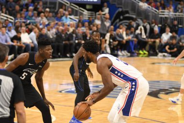 Orlando Magic, Philadelphia 76ers 'ı 14 Kasım 2018' de Orlando Florida 'daki Amway Center' da ağırlıyor..