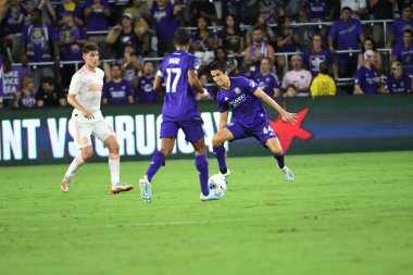 Orlando City SC, 6 Ağustos Salı günü Orlando Florida 'daki Exploria Stadyumu' nda oynanan ABD Kupası sırasında Atlanta United FC 'ye ev sahipliği yaptı..