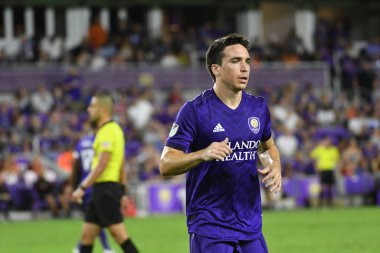 Orlando City, 23 Ağustos 2019 Cuma günü Florida, Orlando 'daki Exploria Stadyumu' nda Atlanta United 'a ev sahipliği yaptı.
