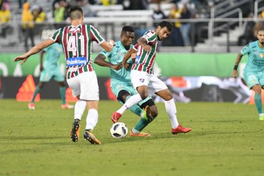 Fluminense, Florida Kupası 'nda 15 Ocak 2018' de Orlando Florida 'da oynanan Spektrum Stadyumu' nda Barcelona SC 'ye karşı..