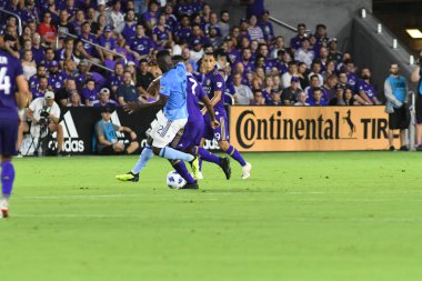 Orlando City 26 Temmuz 2018 'de Florida Exploria Stadyumu' nda NYC FC 'ye ev sahipliği yaptı. Fotoğraf: Marty Jean-Louis