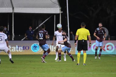 Real Salt Lake, 12 Temmuz 2020 'de Orlando Florida' da düzenlenen MLS Sırt Turnuvası sırasında Colorado Rapids ile karşı karşıya.