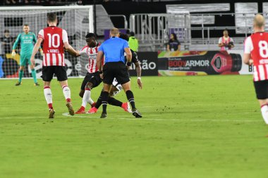 Korintliler, 10 Ocak 2018 'de Orlando City Stadyumu' nda düzenlenen Florida Kupası 'nda PSV Eindhoven' a karşı..  