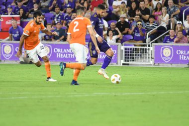 Orlando City SC, 22 Eylül 2018 'de Florida Exploria Stadyumu' nda Houston Dynamo 'yu ağırladı..