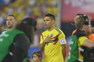 ABD Kolombiya 'ya karşı Raymond James Stadyumu' nda 11 Ekim 2018 'de. 