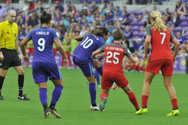 Orlando Pride, 23 Eylül 2017 'de Orlando City Stadyumu' nda Portland Thorns 'a ev sahipliği yaptı.. 
