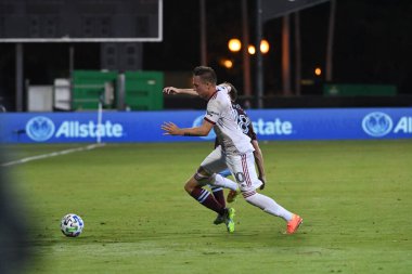Real Salt Lake, 12 Temmuz 2020 'de Orlando Florida' da düzenlenen MLS Sırt Turnuvası sırasında Colorado Rapids ile karşı karşıya.