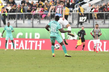Fluminense, Florida Kupası 'nda 15 Ocak 2018' de Orlando Florida 'da oynanan Spektrum Stadyumu' nda Barcelona SC 'ye karşı..