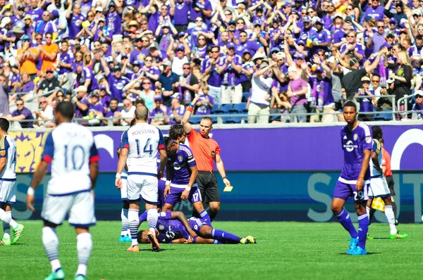 Orlando City Hostitel Real Salt Lake Citrus Bowl Orlandu Floridě — Stock fotografie