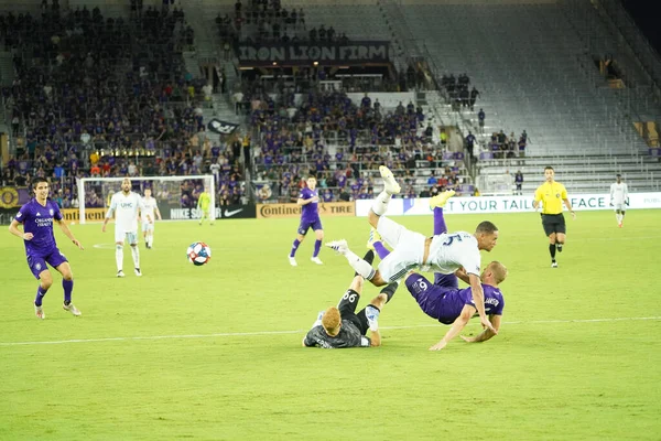 Orlando City Ospita Rivoluzione Del New England Durante Open Cup — Foto Stock