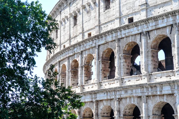 Una Hermosa Vista Del Famoso Coliseo Roma Italia — Foto de Stock