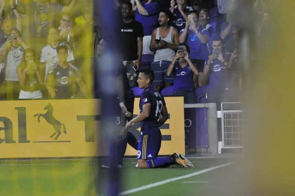 Orlando City Recebe Revolução Nova Inglaterra Orlando City Stadium Orlando — Fotografia de Stock