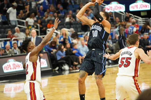 Portland Traillblazers Hráč Mccollum Šanci Během Hry Amway Center Orlando — Stock fotografie