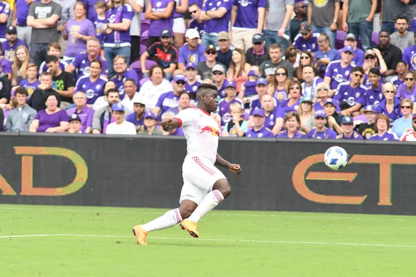 Orlando City Host New York Red Bulls Exploria Stadium Orlando — Φωτογραφία Αρχείου