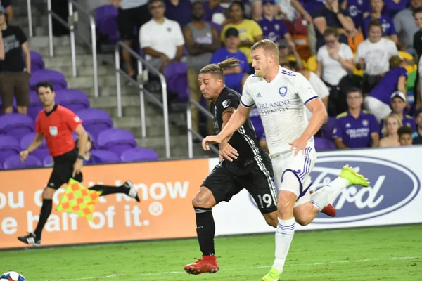 Orlando City Värd För Sporting Kansas Exploria Stadium Onsdagen Den — Stockfoto