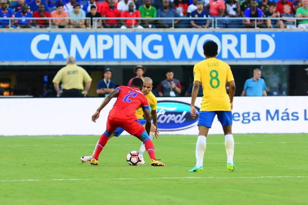 Brasil Enfrenta Haiti Durante Centenário Copa América Orlando Florida Camping — Fotografia de Stock