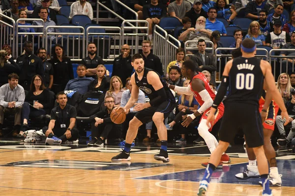 Orlando Magic Accueille Les Pélicans Louisiane Amway Center Orlando Floride — Photo