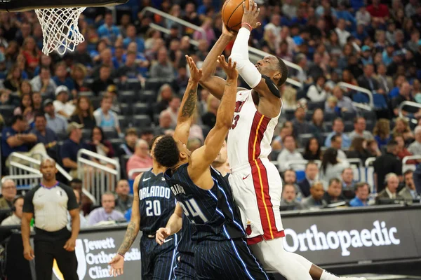 Basketbol Sezonu Orlando Magic Miami Heat Karşı Ocak 2020 — Stok fotoğraf