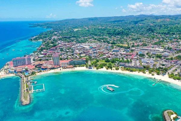 Vacker Utsikt Över Stränderna Ocho Rios Jamaica Sommardag — Stockfoto