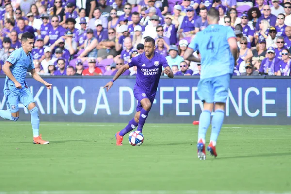 Orlando City Host New York City Orlando City Stadium Orlando — Stock fotografie