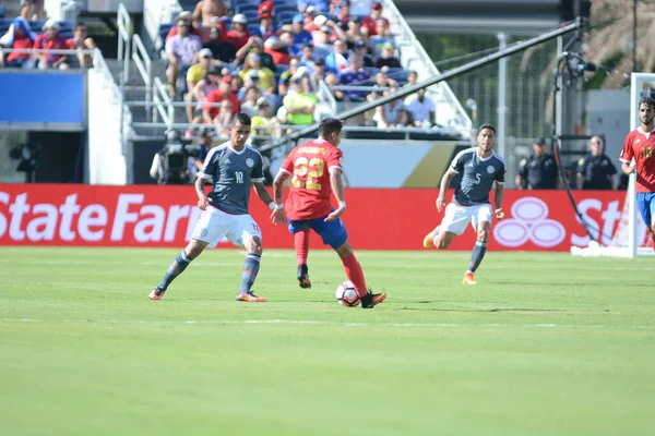 Costa Rica Szembe Paraguay Copa America Centenario Camping World Stadium — Stock Fotó