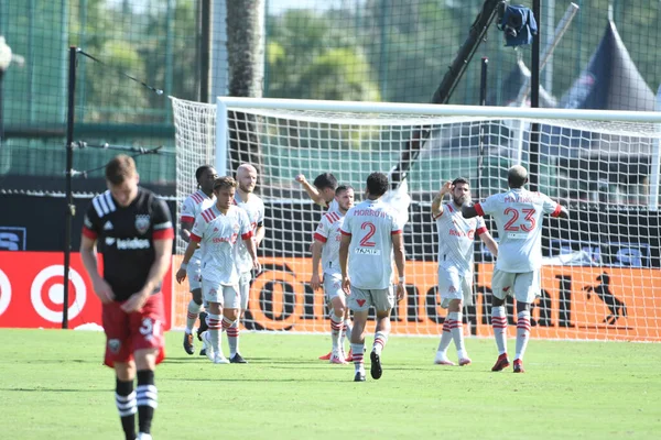 Toronto FC, 13 Temmuz 2020 tarihinde Orlando Florida 'da düzenlenen ESPN Wild World of Sports' ta düzenlenen MLS Back Tournament sırasında D.C. United ile karşı karşıya geldi.. 