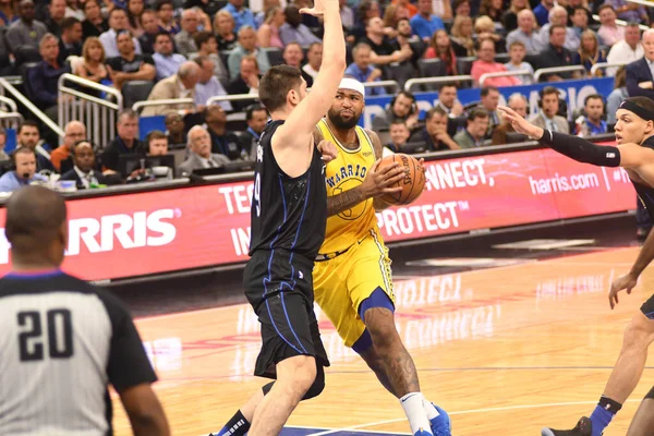 Orlando Magic Värd För Golden State Warriors Amway Center Orlando — Stockfoto