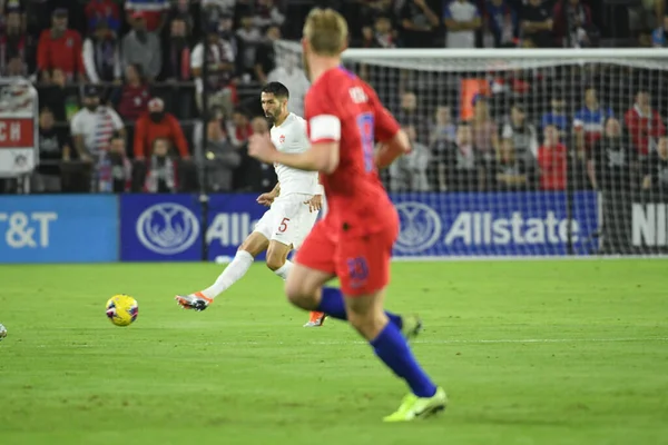 Soccer Team Hosts Canada Concacaf Nations League Match Exploria Stadium — Stock Photo, Image