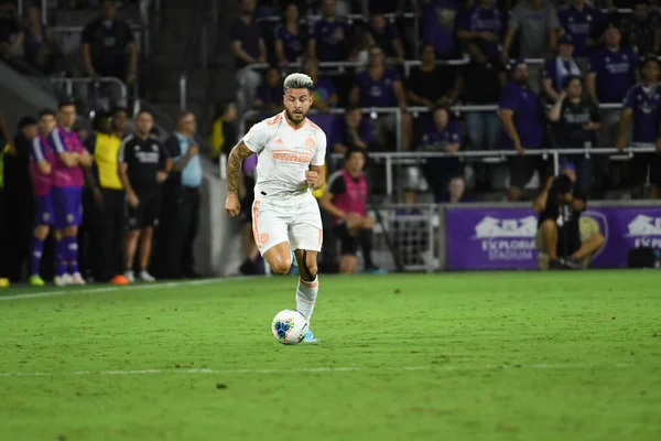 Orlando City SC, 6 Ağustos Salı günü Orlando Florida 'daki Exploria Stadyumu' nda oynanan ABD Kupası sırasında Atlanta United FC 'ye ev sahipliği yaptı.. 