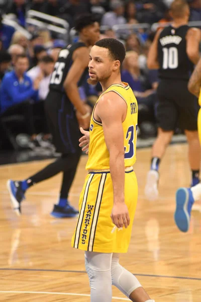 Orlando Magic Hostí Zlaté Státní Bojovníky Amway Center Orlandu Floridě — Stock fotografie