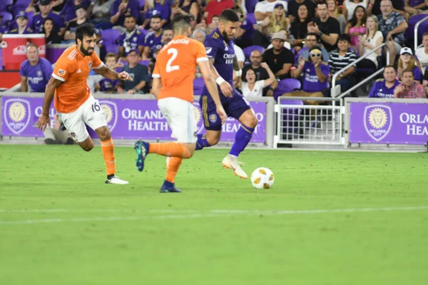 Orlando City SC, 22 Eylül 2018 'de Florida Exploria Stadyumu' nda Houston Dynamo 'yu ağırladı..