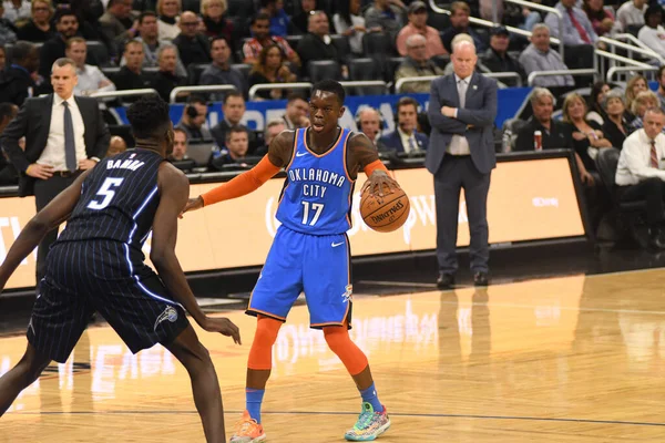 Orlando Magic Värd För Oklahomacity Thunder Amway Center Orlando Florida — Stockfoto