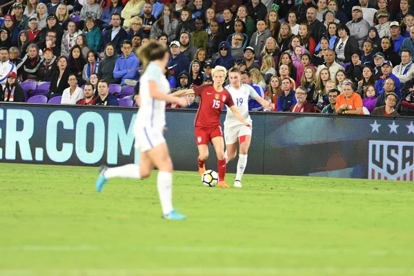 Usa Compete Agains England Shebelives Cup Orlando City Stadium Orlando — Stock Photo, Image