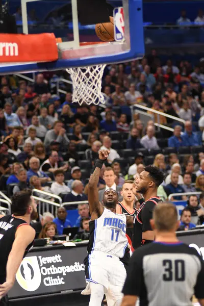 Orlando Magic Ekim 2018 Orlando Florida Daki Amway Center Portland — Stok fotoğraf