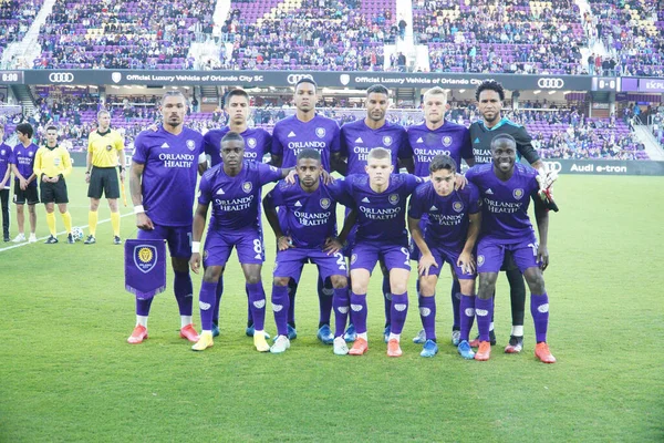 Orlando City Accueille Real Salt Lake Stade Exploria Orlando Floride — Photo