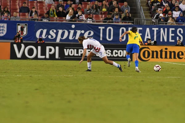 Finale Shebelieves Cup Con Usa Brasile Raymond James Stadium Tampa — Foto Stock