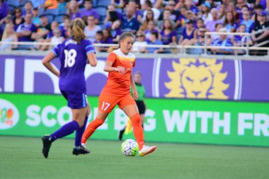 Orlando Pride sunucusu Houston Dash 23 Haziran 2016 'da Orlando Florida' daki Dünya Kampı Stadyumu 'nda..
