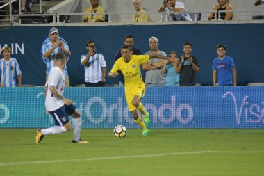 Paris Saint-Germain, Tottenham Hotspur 'a karşı 22 Temmuz 2017' de Orlando Florida 'daki Citrus Bowl' da.   