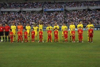 Paris Saint-Germain, Tottenham Hotspur 'a karşı 22 Temmuz 2017' de Orlando Florida 'daki Citrus Bowl' da.   
