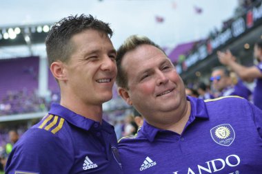 Orlando City 8 Nisan 2018 'de Orlando Florida' daki Exploria Stadyumu 'nda Portland Timbers' a ev sahipliği yaptı..
