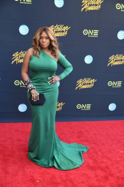 24 Mart 2018 Cumartesi günü Las Vegas 'taki Orleans Resort' ta düzenlenen 33. Yıldız Ödülleri Kırmızı Halı sırasında ünlüler.