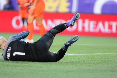 Orlando Pride sunucusu Houston Dash 23 Haziran 2016 'da Orlando Florida' daki Dünya Kampı Stadyumu 'nda..