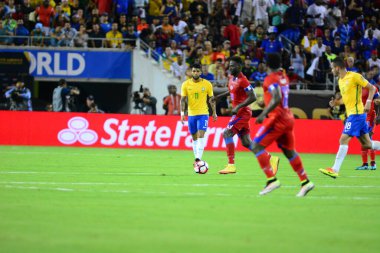 Brezilya, 8 Haziran 2016 tarihinde Orlando Florida 'daki Copa America Centenario' da Haiti ile karşılaştı..